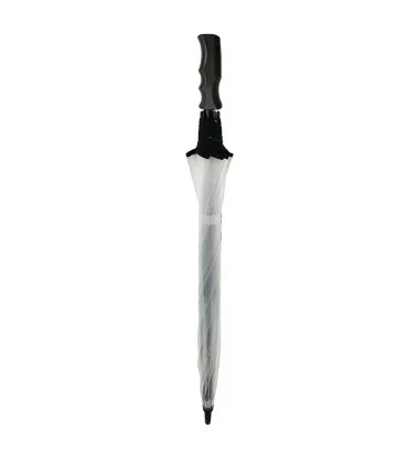 Smati parapluie de golf transparent à bordure noire