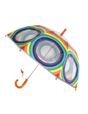 Smati parapluie enfant transparent arc-en-ciel