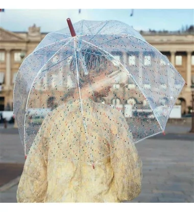 Smati parapluie transparent cloche kite coloré