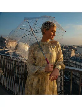 Smati parapluie transparent cloche kite coloré