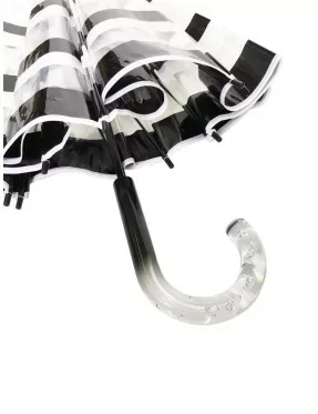 Smati parapluie long transparent automatique à rayure