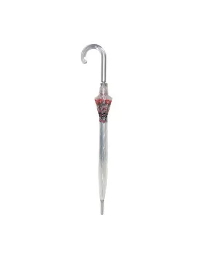 smati parapluie transparent fleurs
