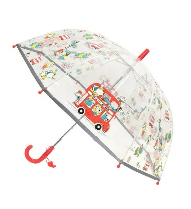 smati parapluie enfant zoo animaux aventure rouge