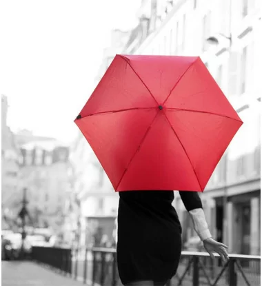 Smati mini parapluie ultra léger rouge