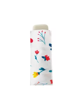 Smati parapluie de poche blanc à motif floral