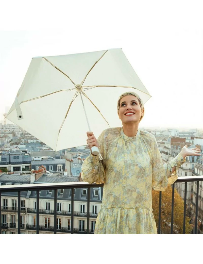 mini parapluie anti UV ivoire