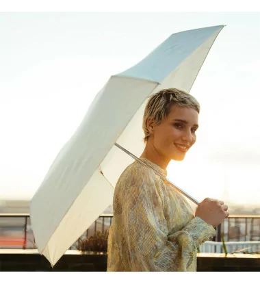 mini parapluie anti UV ivoire