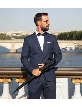 Smati parapluie golf noir 16 baleines