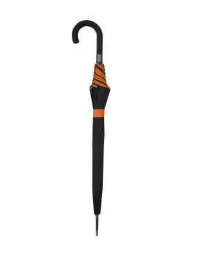 Smati parapluie original double toile noir et orange