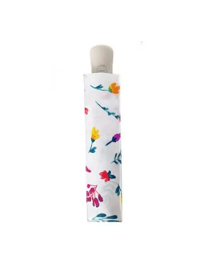 Smati petit parapluie femme blanc floral