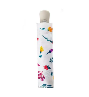 Smati petit parapluie femme blanc floral