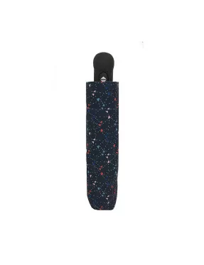 Smati parapluie femme pliant bleu motif géométrique