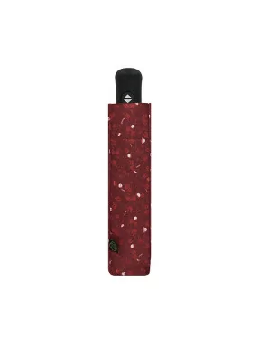 Smati petit parapluie femme Magritte rouge grenat