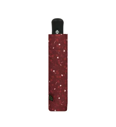 Smati petit parapluie femme Magritte rouge grenat