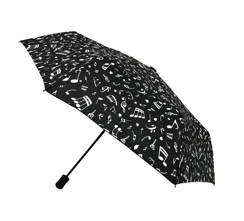 Smati parapluie femme pliant avec notes de musique