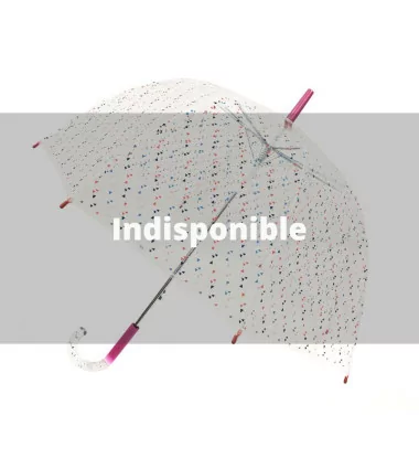 Smati parapluie transparent cloche kite coloré