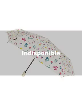 Smati petit parapluie femme blanc floral