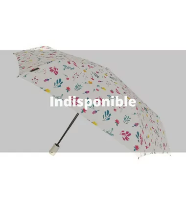Smati petit parapluie femme blanc floral