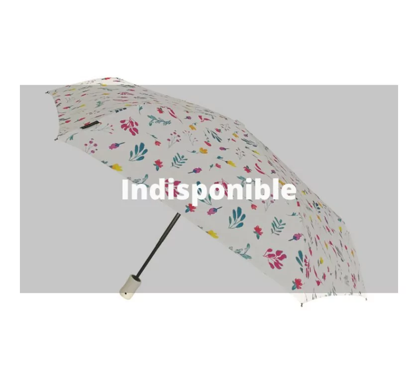 Smati petit parapluie femme blanc floral Smati petit parapluie femme blanc floral