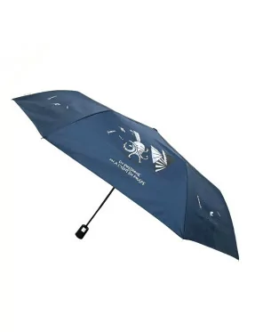 Smati petit parapluie automatique poulpes noir désigné en Bretagne