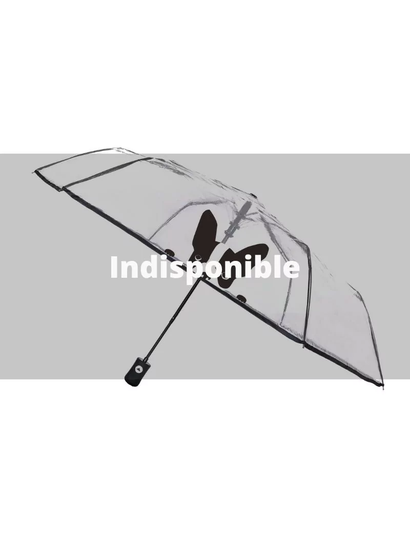 Smati parapluie transparent pliable à motif chien