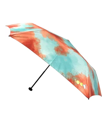 parapluie 100g Smati aurore céleste bleu orange poids plume anti uv