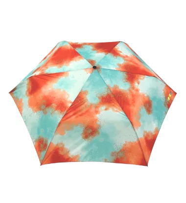parapluie 100g Smati aurore céleste bleu orange poids plume anti uv