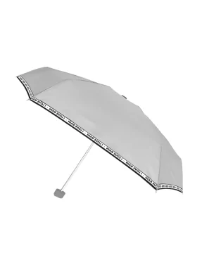Smati parapluie de poche gris clair avec message
