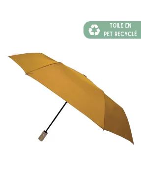Petit Parapluie écologique automatique moutarde
