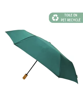 smati parapluie écologique automatique bleu vert canard